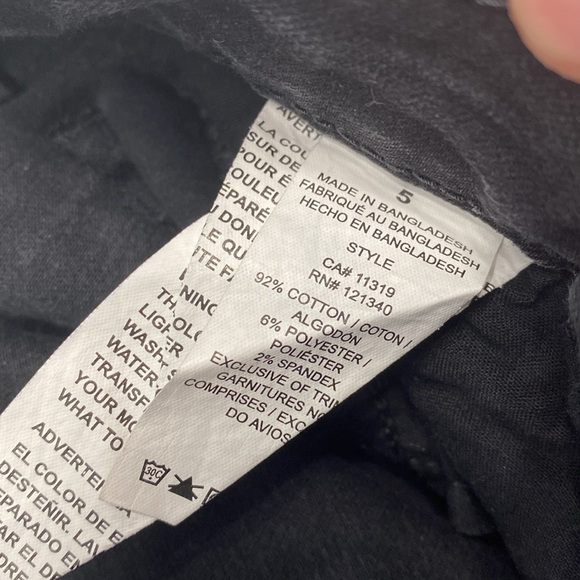 Garage women’s black high waist Jegging - size 5 - Picture 8 of 9